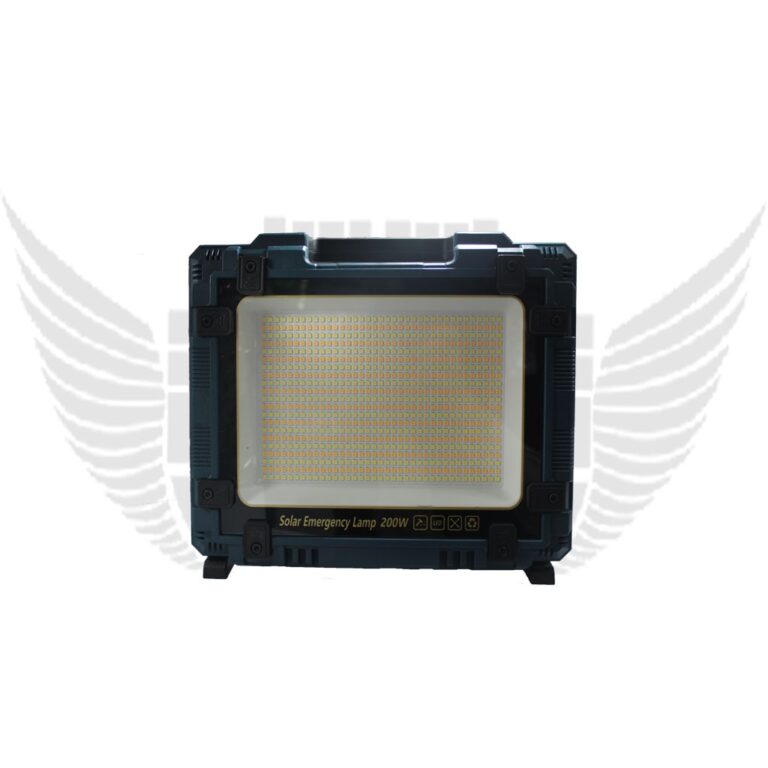 پروژکتور شارژی خورشیدی 200 وات مدل w8109-1